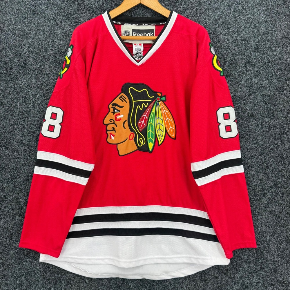 Reebok Chicago Blackhawks Patrick Kane 88 Jersey Red Authentic Size 54 Canada